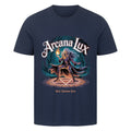 Arcana Lux_ Magische Flamme & Runenkreis - HigherBlanks Premium T-Shirt | T-Shirt | Dark Shadows Arts