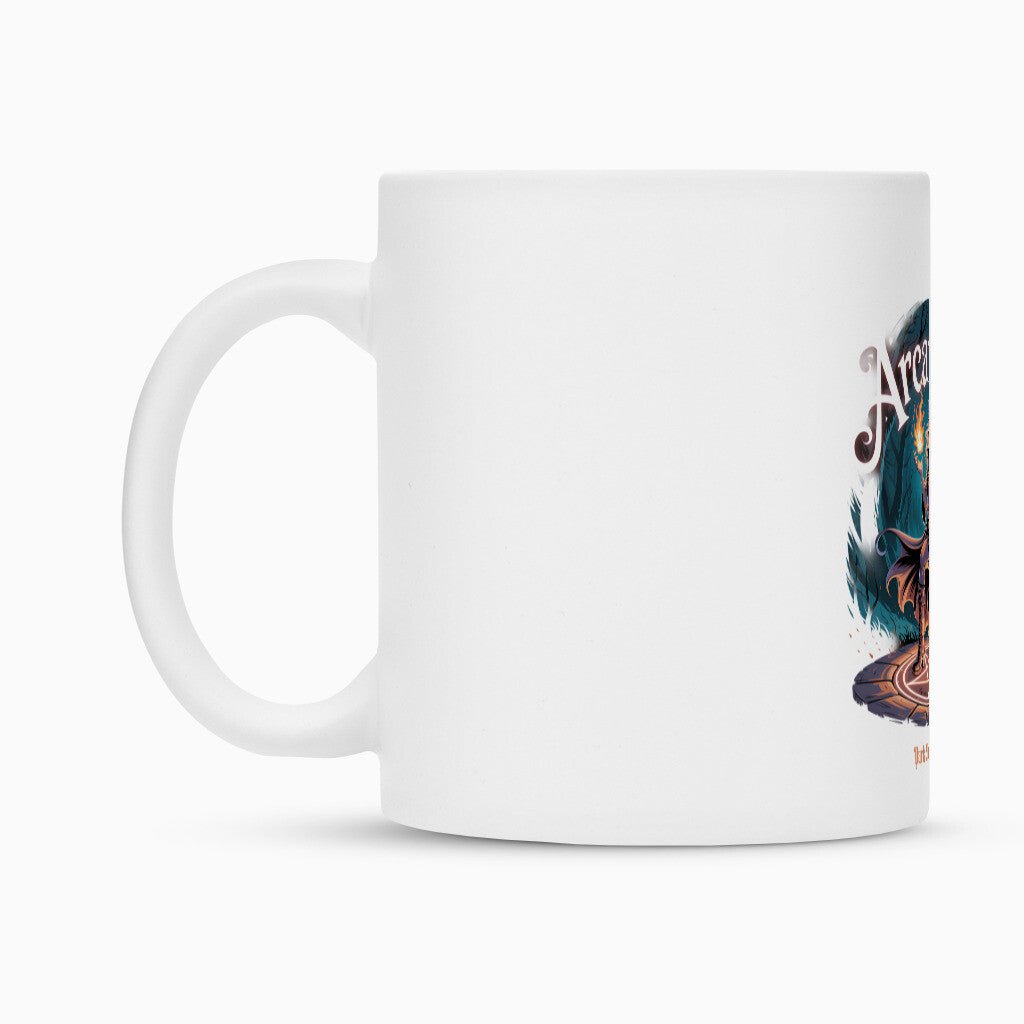 Arcana Lux_ Magische Flamme & Runenkreis - Tasse | Mug | Dark Shadows Arts