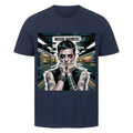 Barcode Heartbreak – Zwischen Neonlicht & Schattenseele - HigherBlanks Premium T-Shirt | T-Shirt | Dark Shadows Arts
