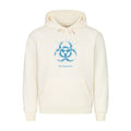 Biohazard Blue_ Apokalyptisches Symbol - HigherBlanks Premium Hoodie | Hoodie | Dark Shadows Arts