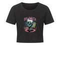 Bis gleich - Ladies Cropped Tee | T-Shirt | Dark Shadows Arts
