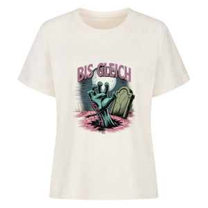 Bis gleich - Premium Organic Shirt Women | T-Shirt | Dark Shadows Arts