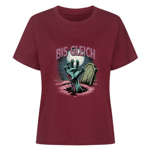 Bis gleich - Premium Organic Shirt Women | T-Shirt | Dark Shadows Arts