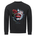 Blood Rose – Lippen voller Sehnsucht - Premium Organic Sweatshirt | Sweatshirt | Dark Shadows Arts