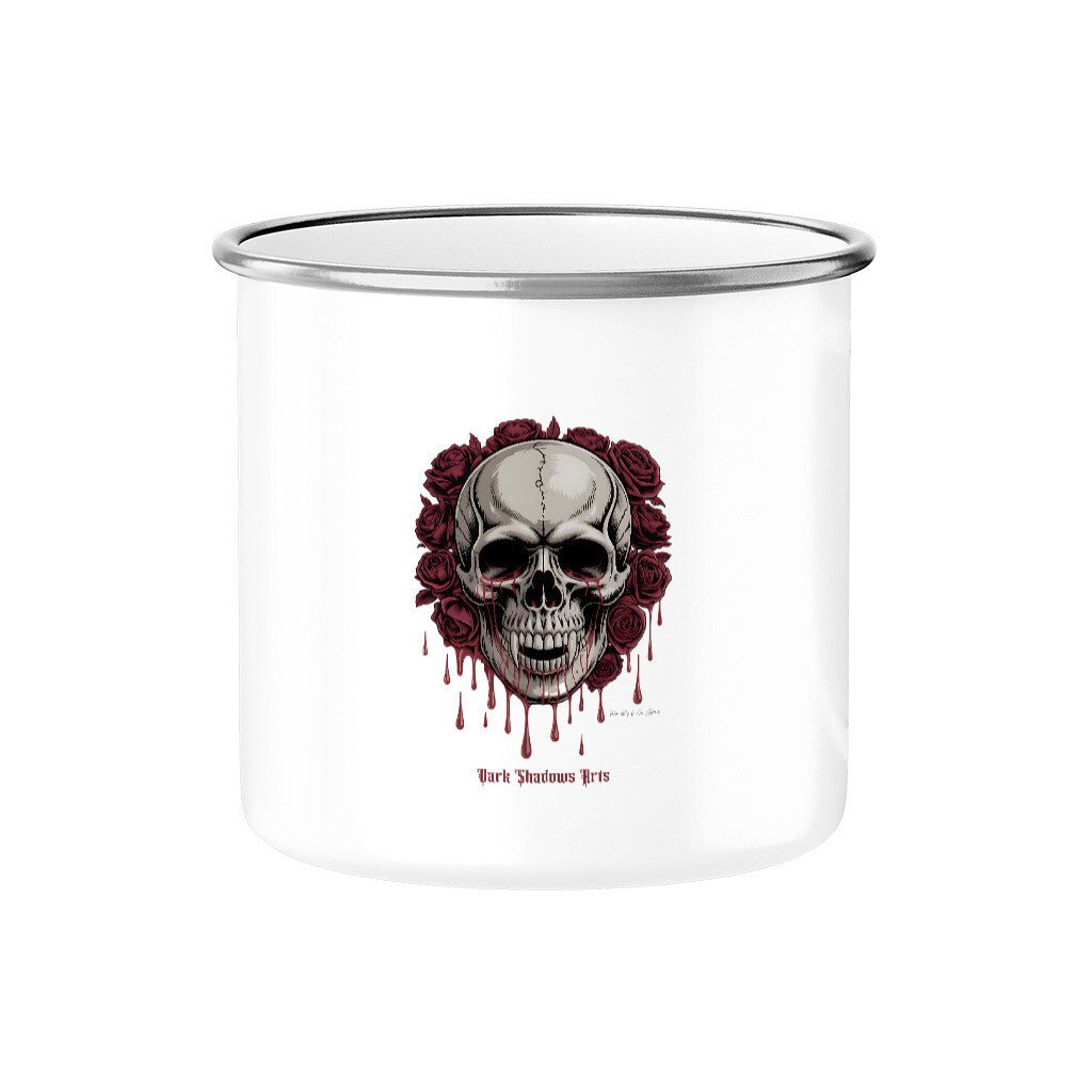 Blood Roses - Emaille Tasse | Mug | Dark Shadows Arts