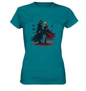 Bloodbound Duel Dark Elegance - Ladies Premium Shirt | Lady - Shirts | Dark Shadows Arts