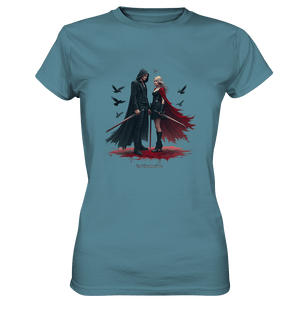 Bloodbound Duel Dark Elegance - Ladies Premium Shirt | Lady - Shirts | Dark Shadows Arts