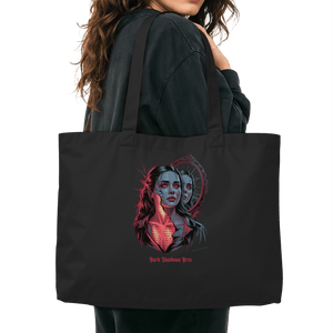 Broken Reflections – Zerrissene Seele im Spiegel - Organic Shopping - Bag - Organic Shopping - Bag | Taschen | Dark Shadows Arts