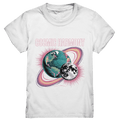 Cosmic Harmony ???????? – Erde & Mond in perfektem Gleichklang - Kids Premium Shirt | Kids & Babys | Dark Shadows Arts