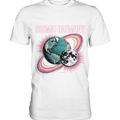 Cosmic Harmony ???????? – Erde & Mond in perfektem Gleichklang - Premium Shirt | Unisex - Shirts | Dark Shadows Arts