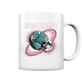 Cosmic Harmony ???????? – Erde & Mond in perfektem Gleichklang - Tasse glossy | Trinkgefäße | Dark Shadows Arts