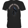 crimson shadows - geheimnisvolle krähengotik und düstere ästhetik - Premium Shirt | Unisex - Shirts | Dark Shadows Arts