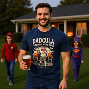 Dadcula – Thirsty for Beer & Candy - HigherBlanks Premium T-Shirt | T-Shirt | Dark Shadows Arts
