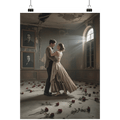 Dance of the Coffin & Rose - Der letzte Tanz zwischen Liebe und Verfall - Poster Din A1 (hoch) | Wall Art | Dark Shadows Arts