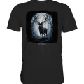 dark forest stag - die geheimnisvolle kraft des Waldes - Premium Shirt | Unisex - Shirts | Dark Shadows Arts