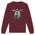 Defiant Bones – Erhobenes Skelett in mystischem Nebel - DSA - Organic Basic Unisex Sweatshirt | Sweatshirts | Dark Shadows Arts