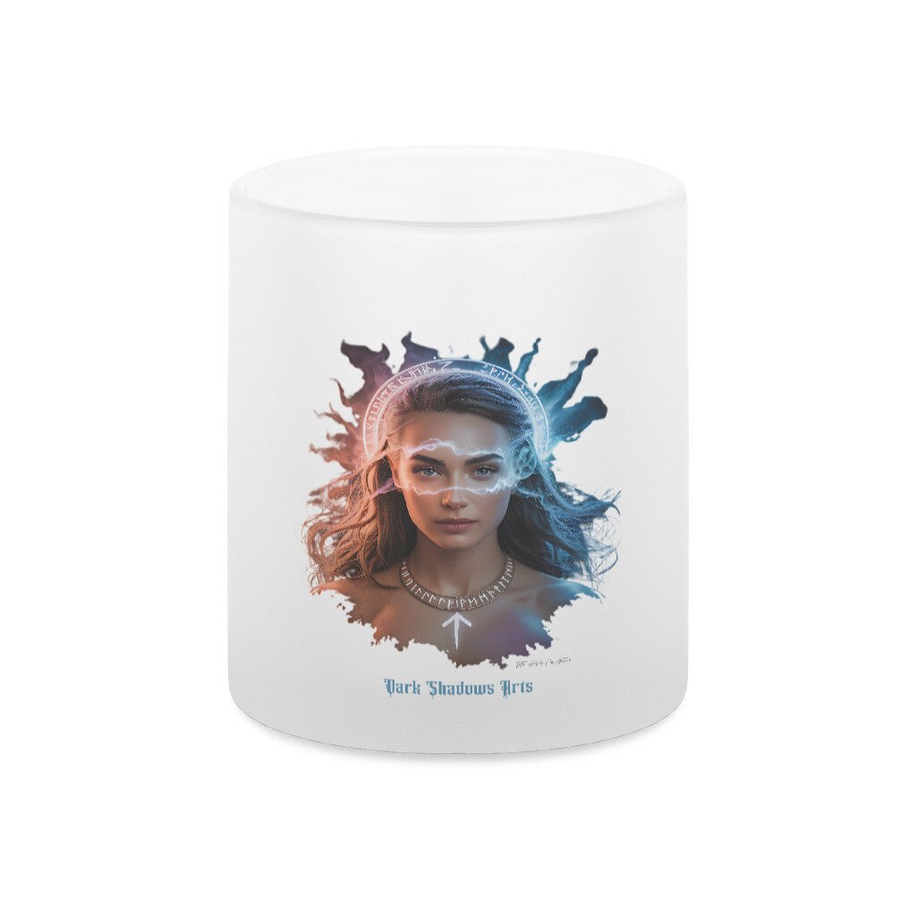 Die Wächterin des Nebels - Teelichthalter satiniert | Mug | Dark Shadows Arts