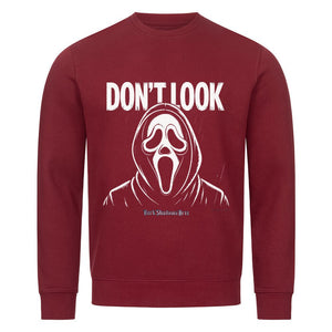 Don’t Look – Ghostface Horror - Premium Organic Sweatshirt | Sweatshirt | Dark Shadows Arts