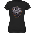 Dragonflame Maiden Mystical Yin Yang - Ladies Premium Shirt | Lady - Shirts | Dark Shadows Arts