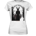Drawing of Demonic Sigil Eerie Mystical Art - Ladies Premium Shirt | Lady - Shirts | Dark Shadows Arts