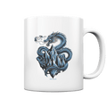 Eisdrache – Wächter der gefrorenen Gipfel - Tasse glossy | Trinkgefäße | Dark Shadows Arts