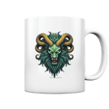 Emerald Inferno Dragon s Gaze - Tasse glossy | Trinkgefäße | Dark Shadows Arts