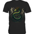 Emerald Serpent Mystic Guardian - Premium Shirt | Unisex - Shirts | Dark Shadows Arts