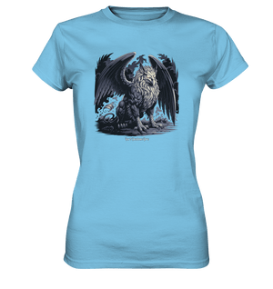 Eternal Guardian - The Enigmatic Stone Griffin - Ladies Premium Shirt | Lady - Shirts | Dark Shadows Arts