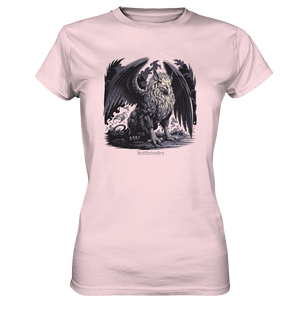Eternal Guardian - The Enigmatic Stone Griffin - Ladies Premium Shirt | Lady - Shirts | Dark Shadows Arts