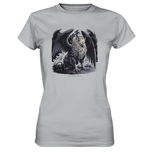 Eternal Guardian - The Enigmatic Stone Griffin - Ladies Premium Shirt | Lady - Shirts | Dark Shadows Arts