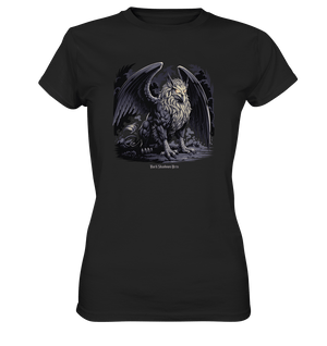 Eternal Guardian - The Enigmatic Stone Griffin - Ladies Premium Shirt | Lady - Shirts | Dark Shadows Arts