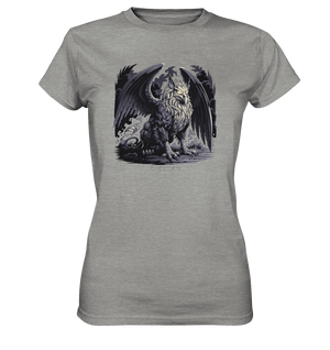 Eternal Guardian - The Enigmatic Stone Griffin - Ladies Premium Shirt | Lady - Shirts | Dark Shadows Arts
