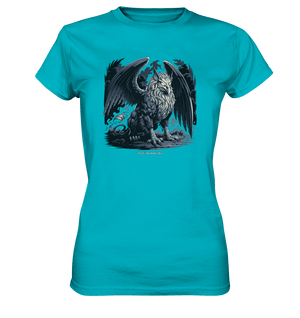 Eternal Guardian - The Enigmatic Stone Griffin - Ladies Premium Shirt | Lady - Shirts | Dark Shadows Arts
