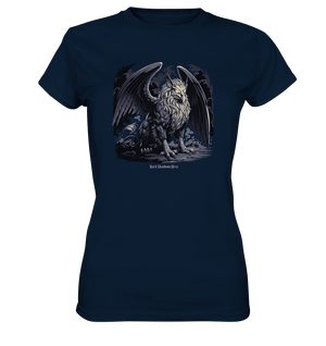 Eternal Guardian - The Enigmatic Stone Griffin - Ladies Premium Shirt | Lady - Shirts | Dark Shadows Arts
