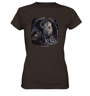 Eternal Guardian - The Enigmatic Stone Griffin - Ladies Premium Shirt | Lady - Shirts | Dark Shadows Arts