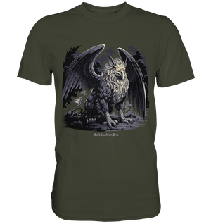 Eternal Guardian - The Enigmatic Stone Griffin - Premium Shirt | Unisex - Shirts | Dark Shadows Arts