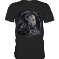 Eternal Guardian - The Enigmatic Stone Griffin - Premium Shirt | Unisex - Shirts | Dark Shadows Arts