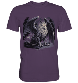 Eternal Guardian - The Enigmatic Stone Griffin - Premium Shirt | Unisex - Shirts | Dark Shadows Arts