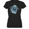 Ethereal Gaze - White - Haired Enigma - Ladies Premium Shirt | Lady - Shirts | Dark Shadows Arts