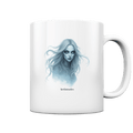 Ethereal Gaze - White - Haired Enigma - Tasse glossy | Trinkgefäße | Dark Shadows Arts