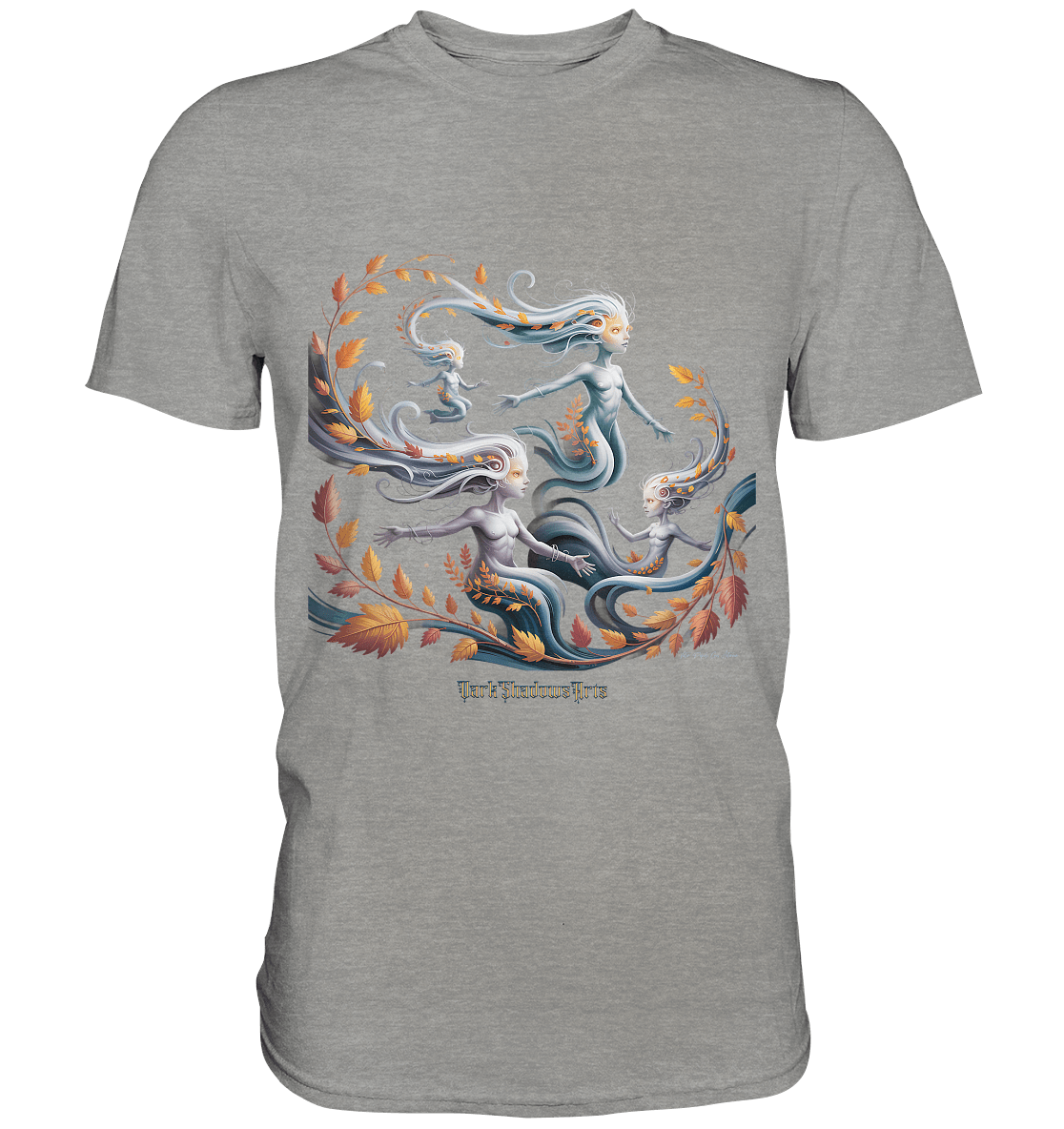 Ethereal Wind Spirits – Flüsternde Schatten & Naturmagie - Premium Shirt | Unisex - Shirts | Dark Shadows Arts