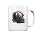 Flamebound Enigma - Yin - Yang Guardian - Tasse glossy | Trinkgefäße | Dark Shadows Arts