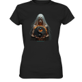 Flamebound Guardian - Silver - Haired Enchantress - Ladies Premium Shirt | Lady - Shirts | Dark Shadows Arts