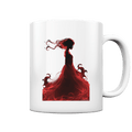 Flammende Eleganz – Tänzerin im Schatten - Tasse glossy | Trinkgefäße | Dark Shadows Arts