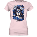 Floral Mystique - Zucker - Schädel & Blumenkranz - Ladies Premium Shirt | Lady - Shirts | Dark Shadows Arts