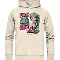 FUCK YOU, I RUN MY OWN GAME – Rebellisches Design für Individualistinnen - Organic Hoodie | Hoodies | Dark Shadows Arts