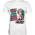 FUCK YOU, I RUN MY OWN GAME – Rebellisches Design für Individualistinnen - Premium Shirt | Unisex - Shirts | Dark Shadows Arts