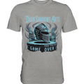 Game Over Knight – Verlorener Ritter im Datengrab - DSA - Premium Shirt | Unisex - Shirts | Dark Shadows Arts