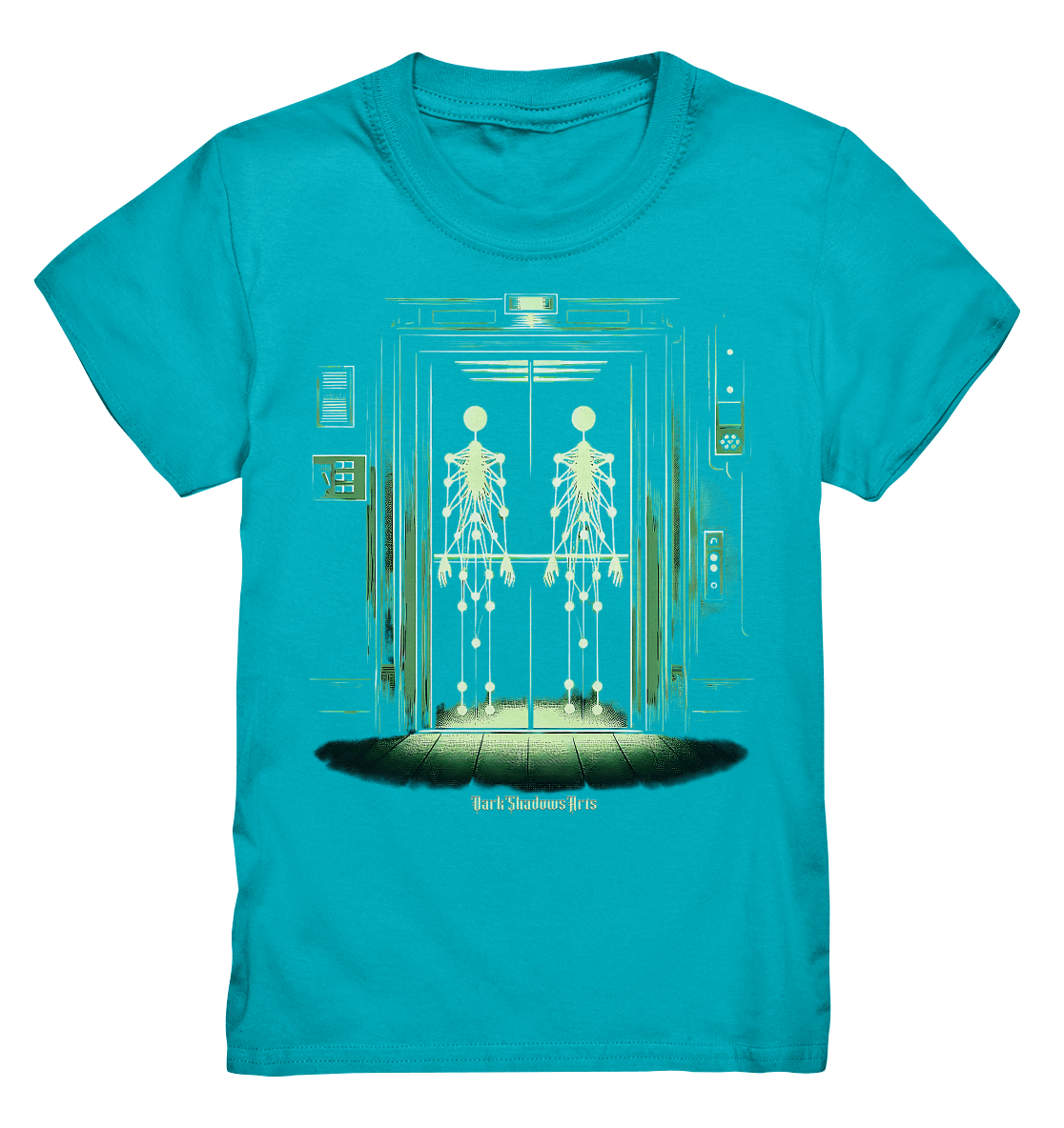 Geisterjagd im alten Aufzug Kinect Spuk - Kids Premium Shirt | Kids & Babys | Dark Shadows Arts