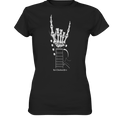 Gitarre mit Skelettfingern - Konzertzeichen - Ladies Premium Shirt | Lady - Shirts | Dark Shadows Arts